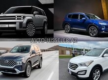 Hyundai SantaFe 2016-2025 ehtiyat hissələri